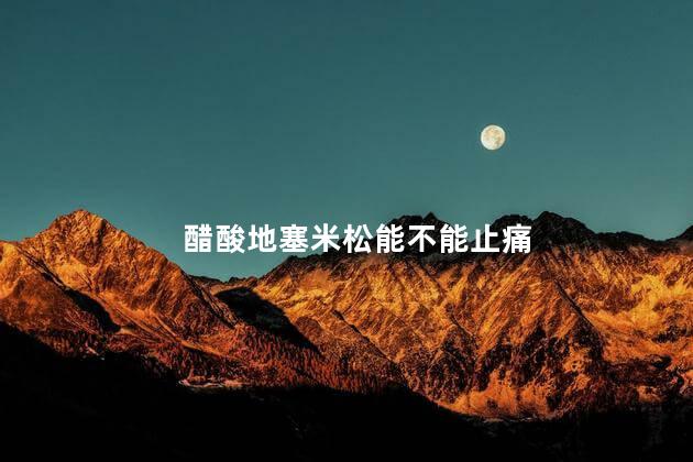 醋酸地塞米松能不能止痛