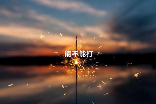 能不能打