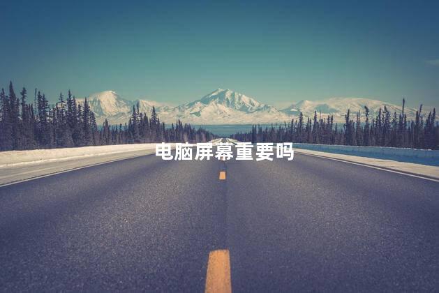 电脑屏幕重要吗