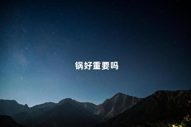 锅好重要吗