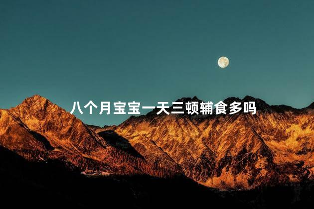 八个月宝宝一天三顿辅食多吗，八个月宝宝一天三顿辅食正常吗