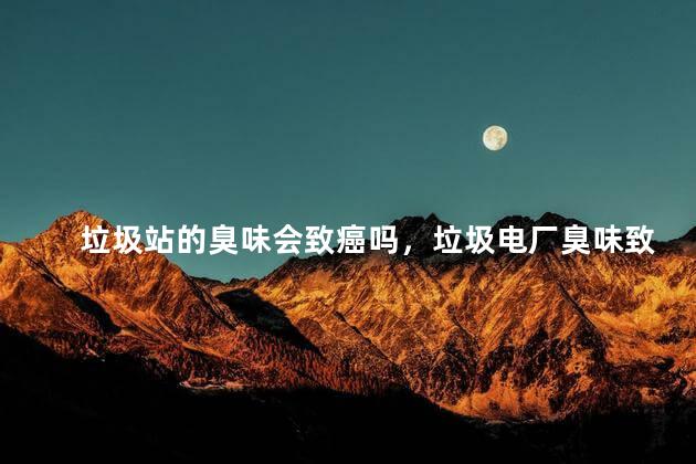 垃圾站的臭味会致癌吗，垃圾电厂臭味致癌吗