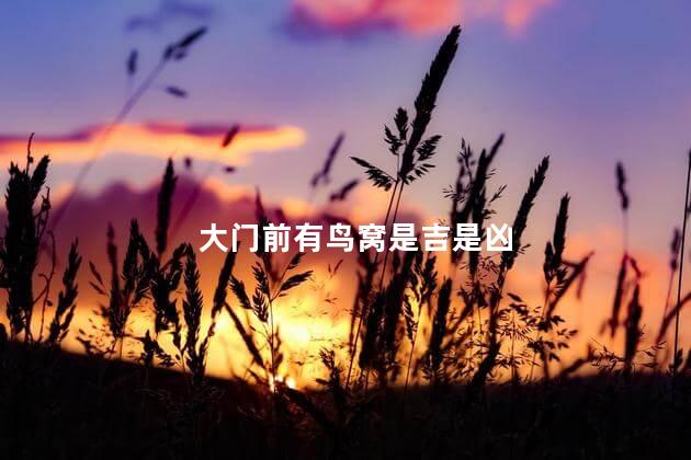 大门前有鸟窝是吉是凶