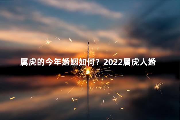 属虎的今年婚姻如何？2022属虎人婚姻运势揭晓：大展鸿图！