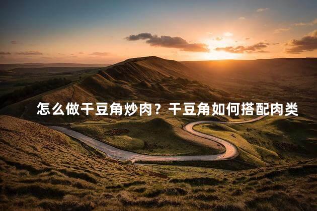 怎么做干豆角炒肉？干豆角如何搭配肉类，简单又美味，教你一招！