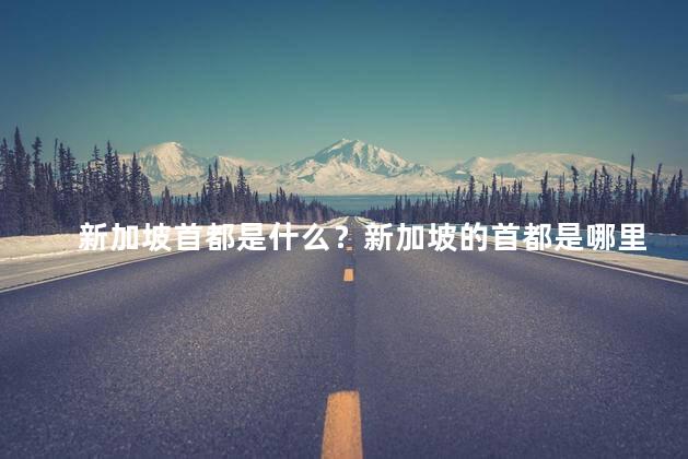 新加坡首都是什么？新加坡的首都是哪里？