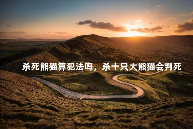 杀死熊猫算犯法吗，杀十只大熊猫会判死刑吗