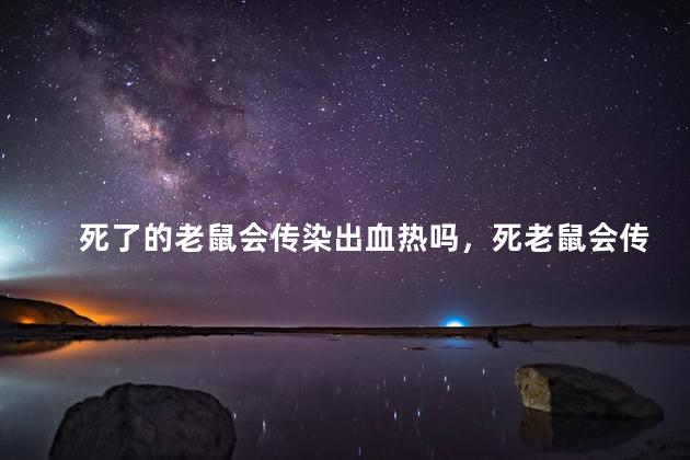 死了的老鼠会传染出血热吗，死老鼠会传播疾病吗
