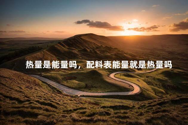 热量是能量吗，配料表能量就是热量吗