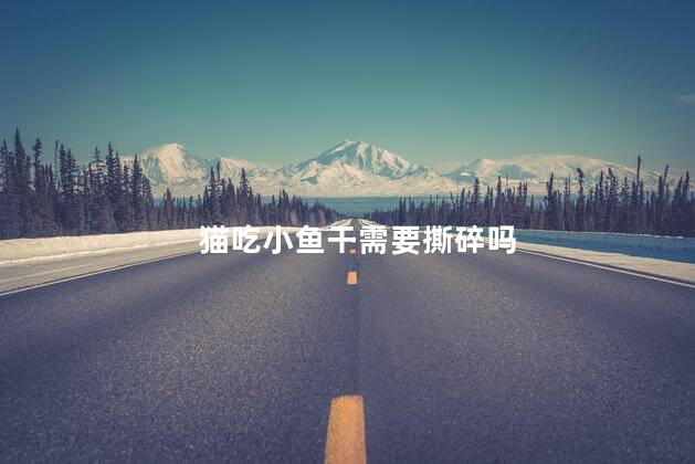 猫吃小鱼干需要撕碎吗，猫吃小鱼干有什么好处