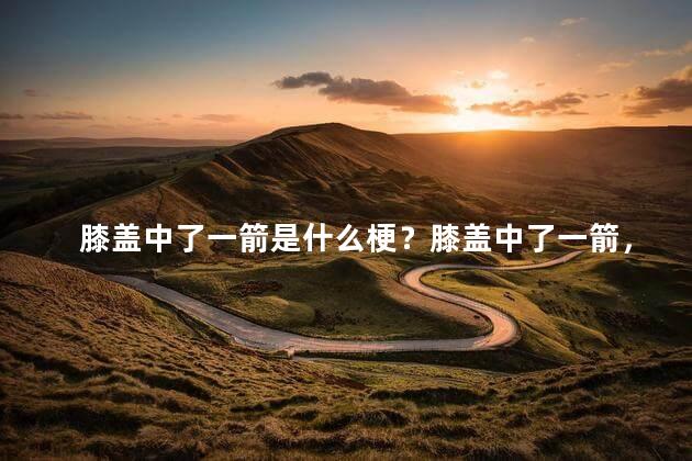 膝盖中了一箭是什么梗？膝盖中了一箭，原来是这个意思！（29字）