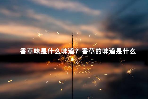 香草味是什么味道？香草的味道是什么
